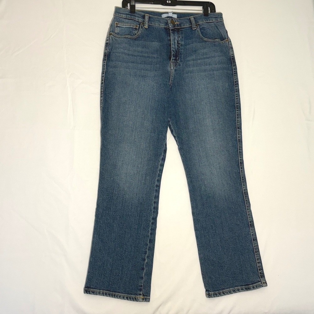 Antonio Melani NWT Jeans Women 32 Straight Leg Medium Wash Stretch Denim Classic